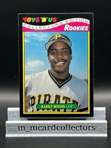 BARRY BONDS 1987 Toys "R" Us Rookies #4 Pittsburgh Pirates Geoffrey Inc. - Picture 1 of 3