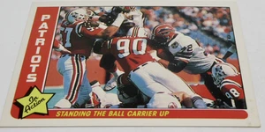 New England Patriots NFL 1985 Fleer Schedule Card # 51 NFL Football Card - Picture 1 of 5