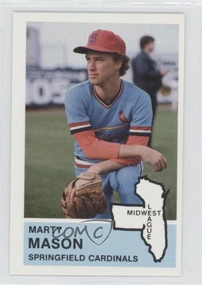 1982 Fritsch Midwest League Stars of Tomorrow Marty Mason #275 - Image 1 of 2