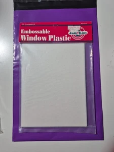 Embossable Window Plastic, JudiKins 20 Count - Picture 1 of 2