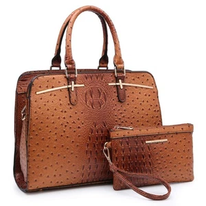Women Handbag Wallet Tote Shoulder Hobo Bag Top Handle Satchel Purse Set 2pcs... - Picture 1 of 5