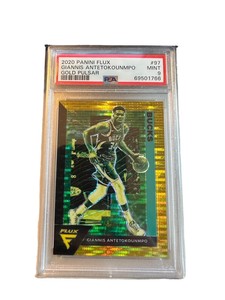 GIANNIS ANTETOKOUNMPO 2020 PANINI FLUX GOLD PULSAR POP 1!