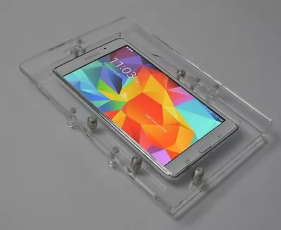 Samsung Galaxy TAB A E 8" Tablet Acrylic Security Wall Mount Kit for Kiosk, POS - Image 1 of 4