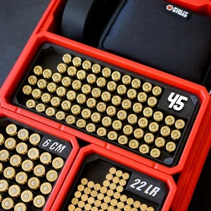 Ammo Bin For Milwaukee Packout 45 ACP Auto | Deep Rectangle Caliber Storage Can - Picture 1 of 4