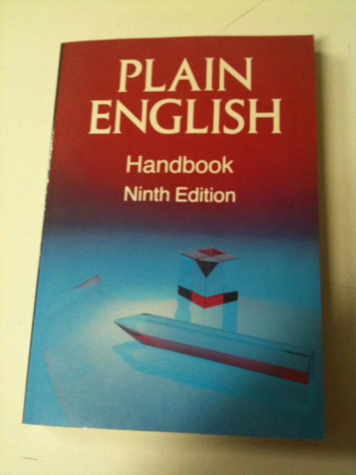 Plain English Handbook~Ninth Edition~Martin Anna Walsh~Very Good - Image 1 of 1