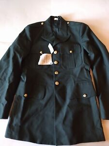 US Army Uniform Dress Jacket Green Size 38 Long  Lined New With Tags 