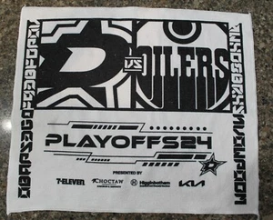 DALLAS STARS vs. OILERS 2024 PLAYOFF CONFERENCE FINAL - FAN TOWEL (1) NHL HOCKEY - Picture 1 of 1
