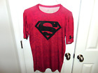 UNDER ARMOUR Superman Heat Gear Shirt Size XL