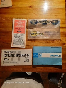 Chevrolet 1971 manual del propietario Impala Caprice Belair bonito lote original 71 original - Imagen 1 de 17