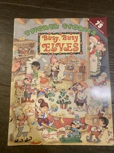 Sticker Stories Ser.: Busy, Busy Elves by Jerry Smath (1996, Coloring/Connect... - Bild 1 von 5