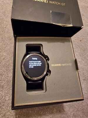 Huawei Watch GT Smart Watch, GPS, GLONASS, Galileo - Graphite Black - Image 1 of 3