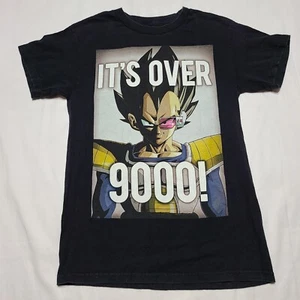 DRAGON BALL Z MENS BLACK T SHIRT Size Small Vegeta Super Saiyan DBZ - Picture 1 of 3