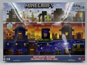 MINECRAFT 2022 Advent Calendar 24 Pieces Elements Pop Out & Play New Sealed - Picture 1 of 3