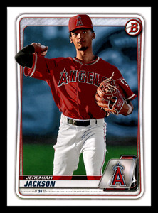 2020 Bowman Draft Jeremiah Jackson  Los Angeles Angels #BD-169 Mint