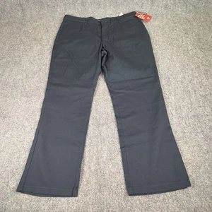 Dickies Pants Girls 20.5 38x28.5 Blue Stretch Classic Fit Straight Uniform Chino - Picture 1 of 15