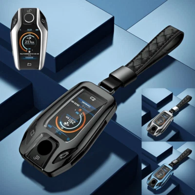 Aluminum Alloy Car Key Case Cover For BMW 730Li 740Li 750Li G30 X3 X4 X5 I8 5 6 Foto 1 de 4