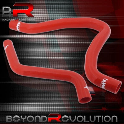 Для 2000-2004 Eclipse V6 3G DSM 3 слоя нейлона силиконовый радиатор охлаждающей жидкости шланги красный - Изображение 1 из 2