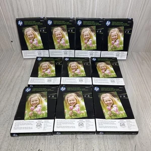 10 pk HP Everyday Photo Paper Glossy Semi Gloss 4" x 6" 100 Sheets each 5440A - Afbeelding 1 van 8