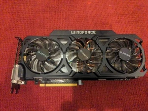 GIGABYTE GEFORCE WINDFORCE GTX 760 OC 4GB GV-N760OC-4GD PCI-E Graphics Card - Picture 1 of 6