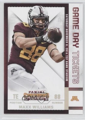 2015 Panini Contenders Draft Picks Game Day Tickets Maxx Williams #87 Rookie RC - Image 1 of 2
