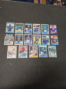 Autographed Atlanta Braves Lot Of 17 Different Cards - Picture 1 of 4