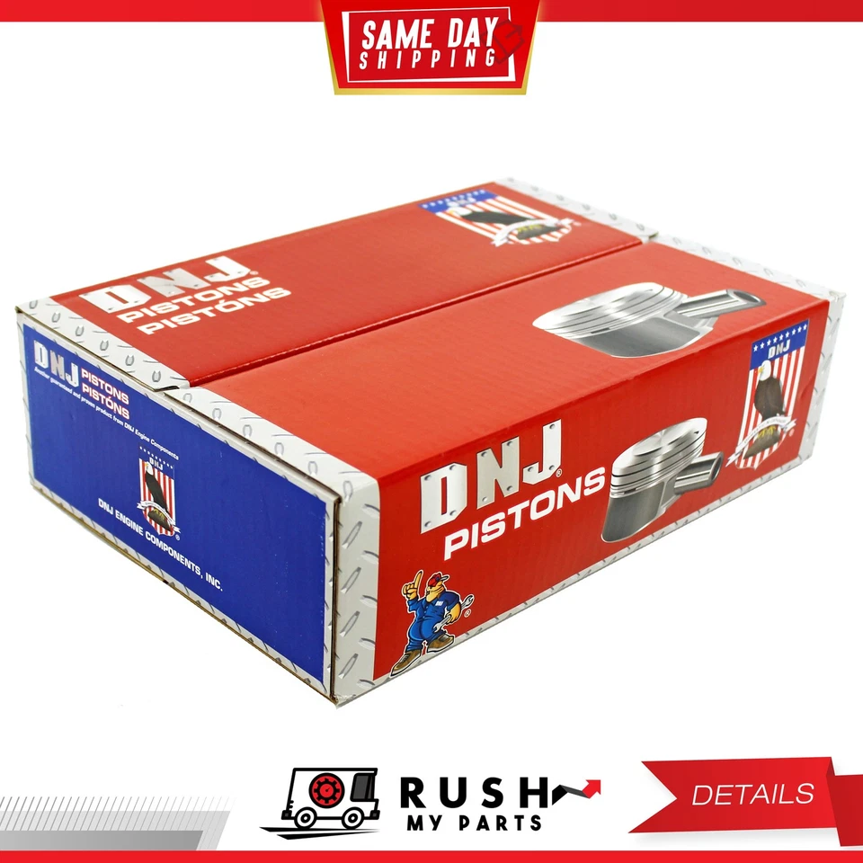 09-10 Std. size Compl. Piston Set For Acura RL 3.7L V6 SOHC 24v DNJ P272B - Image 1 of 1