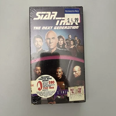 Star Trek The Next Generation VHS Pilot Episode 1-2 Encounter At Farpoint Sealed - Imagem 1 de 2
