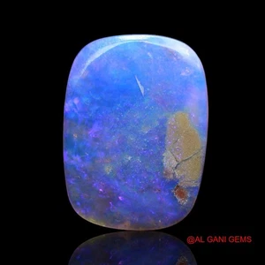 5.00 Cts Natural Oval Fire Opal Handmade Cabochon Pendant Making 17x12x3 mm - Picture 1 of 11