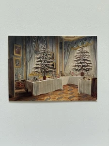 Royal Household Christmas Card – Windsor Castle Christmas Trees, 1850 - Picture 1 of 4