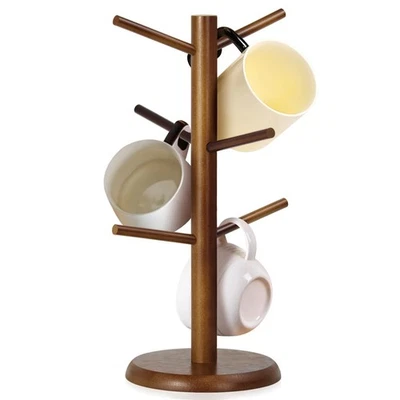 Porta Taza Árbol,Árbol Taza Café para Mostrador con 6 Ganchos, Porta Taza para Con... Foto 1 de 4