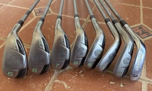 Cleveland HiBore XLi 5-9, PW , DW & Sand Iron Set Graphite Ladies Flex RH - Picture 1 of 11