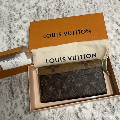 LOUIS VUITTON Auténtico Monograma Reverso SARAH CARTERA REVERSO NUEVO Con CAJA Foto 1 de 4