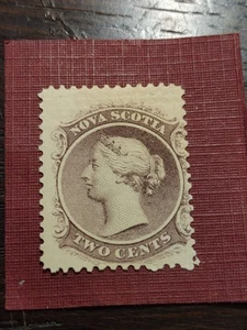 QV Nova Scotia Sc#9 ,1860s ,Two Cts .MHOG (2508-3) - Picture 1 of 2