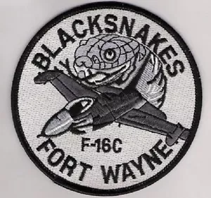 FIGHTING FALCON F-16 FIGHTER PATCH COLLECTIONS: Fort Wayne F-16C BLACKSNAKES - Bild 1 von 11