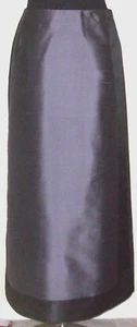 Isda & Co Skirt Sz 6 Purple Black Evening Silk Dress Casual Full Length    - Picture 1 of 1