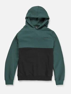 Sudadera con Capucha Volcom Big Boys Dividida XL Ranger Verde/Negro Calce Clásico Mangas Largas Foto 1 de 4
