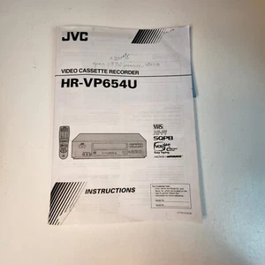 JVC HR-VP650U HR-VP450U VCR Manual del Propietario/Usuario *Original* - Imagen 1 de 14