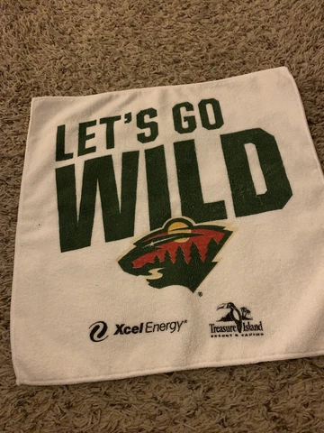New Minnesota Wild vs. New York Rangers Opening Night Rally Towel 10-13-22 Cover