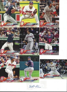 2018 Topps 1 Cleveland Indians Team Set Lindor Kipnis Kluber Allen Mejia 16 - Imagen 1 de 1