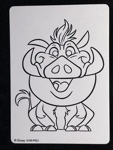 PUMBAA 2023 Karten Spaß Disney 100 Joyful SKETCH Case Topper D100-PR21 - König der Löwen - Bild 1 von 2