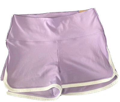 PANTALÓN CORTO VICTORIAS SECRET ROSA CINTURA ALTA DOBLADILLO CURVO Foto 1 de 3