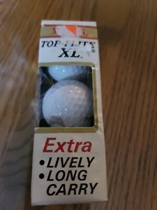 New Top Flite XL White Golf Balls 3-Pack High Trajectory Spalding - Picture 1 of 5