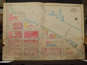 Mappa New York, Manhattan, 1914 Park to Harlem River, dal 127° al 132° R3#67 - Foto 1 di 1