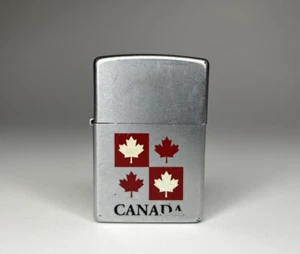 Zippo Lighter Canada Flag - Stainless Steel - Picture 1 of 9