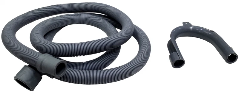 SEI COMPONENTS ELECTROLUX WASHING MACHINE DRAIN OUTLET HOSE 90 DEGREE BEND 30MM X 22MM 2.4M