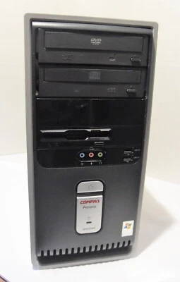 Compaq Presario SR1020NX PC Desktop (Intel Celeron 2.8GHz 2GB NO HDD) Works! - Image 1 of 4