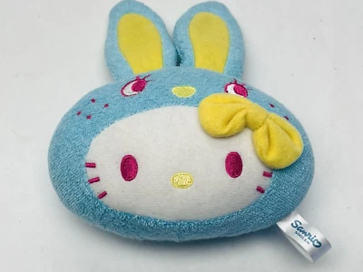 Hello Kitty Plush Bunny Rabbit Head Stuffed Toy w/Chain 2011 Sanrio Smiles BIN22 - Image 1 of 4