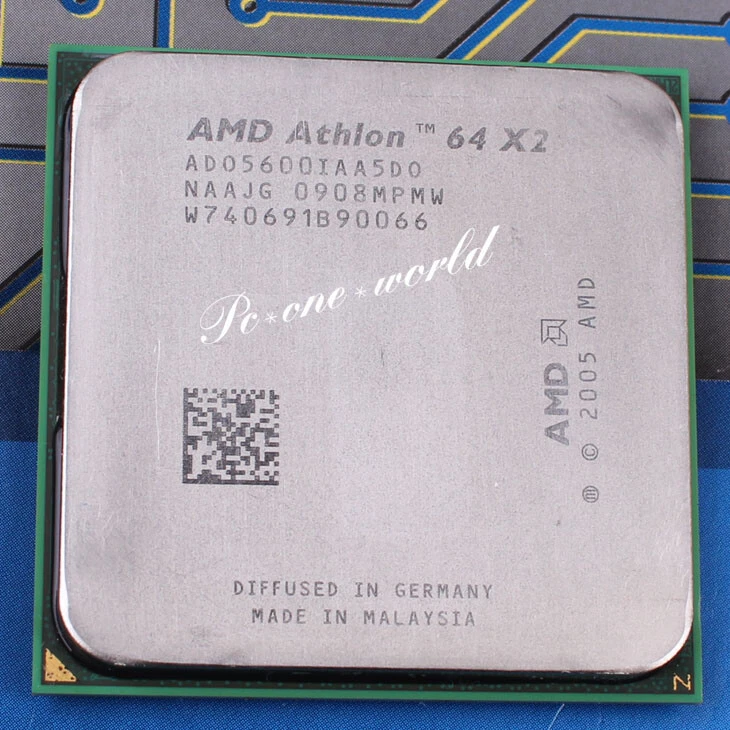 ADO5600IAA5DO AMD Athlon 64 X2 5600+ 2.9 GHz Dual-Core Socket AM2 Processor CPU - Image 1 of 1