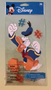 Jolees Disney Donald Duck 6pcs Scrapbooking Stickers RARE - Picture 1 of 1