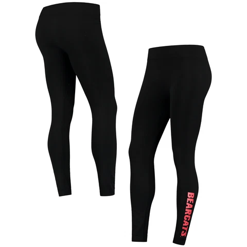 Women's ZooZatz Black Cincinnati Bearcats 2.0 Leggings Cover